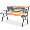 vidaXL Z&aacute;hradn&aacute; lavička 122 cm, drevo