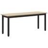 vidaXL lavička Dub sonoma 110 x 35 x 45 cm Kompozitn&eacute; drevo
