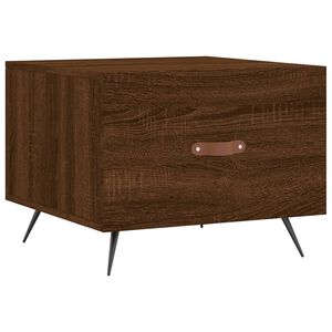 vidaXL Konferenčn&yacute; stol&iacute;k hned&yacute; dub 50x50x40 cm spracovan&eacute; drevo