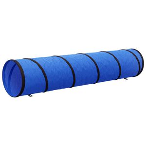 vidaXL Tunel pre psa modr&yacute; &Oslash; 40x200 cm polyester
