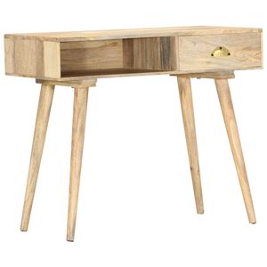 vidaXL Konzolov&yacute; stol&iacute;k 90x45x75 cm, mangov&yacute; mas&iacute;v