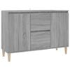 vidaXL Komoda siv&yacute; dub sonoma 101x35x70 cm kompozitn&eacute; drevo