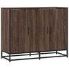 vidaXL Komoda hned&yacute; dub sonoma 94x35x76 cm kompozitn&eacute; drevo