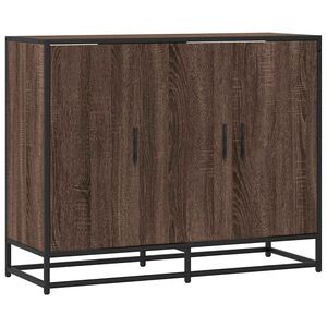 vidaXL Komoda hned&yacute; dub sonoma 94x35x76 cm kompozitn&eacute; drevo