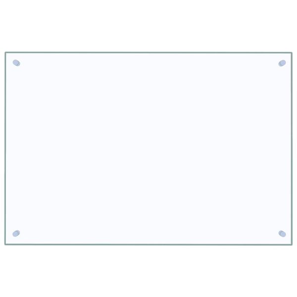 vidaXL Kuchynská zástena, priehľadná 90x60 cm, tvrdené sklo