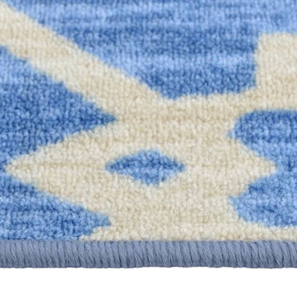 vidaXL Koberec beh&uacute;ň modr&yacute; 80x100 cm