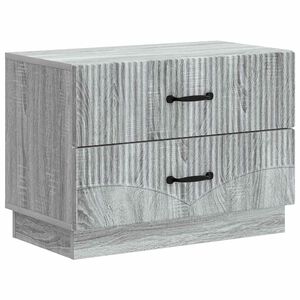 vidaXL Nočn&yacute; stol&iacute;k Siv&aacute; sonoma 62 x 34,5 x 44,5 cm Kompozitn&eacute; drevo
