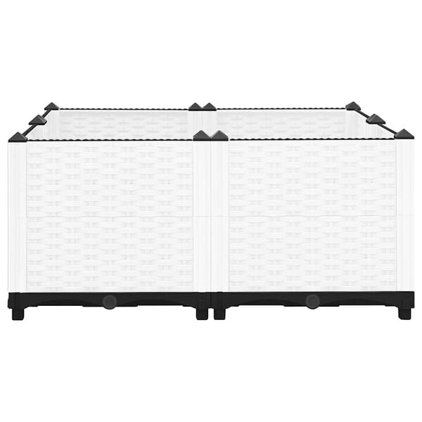 vidaXL Vyv&yacute;&scaron;en&yacute; z&aacute;hon 80x80x38 cm polypropyl&eacute;n