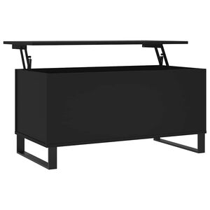 vidaXL Konferenčn&yacute; stol&iacute;k čierny 90x44,5x45 cm spracovan&eacute; drevo