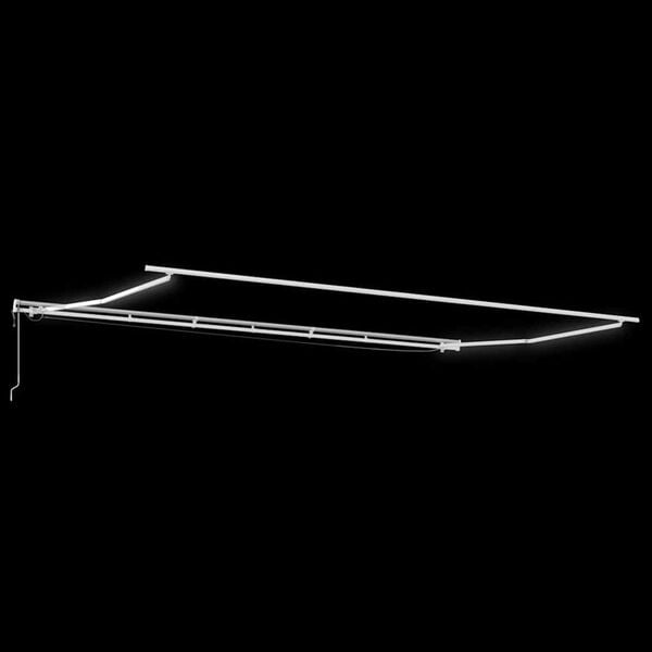 vidaXL Automatická markíza,LED a senzor vetra 600x300cm,oranžová/hnedá