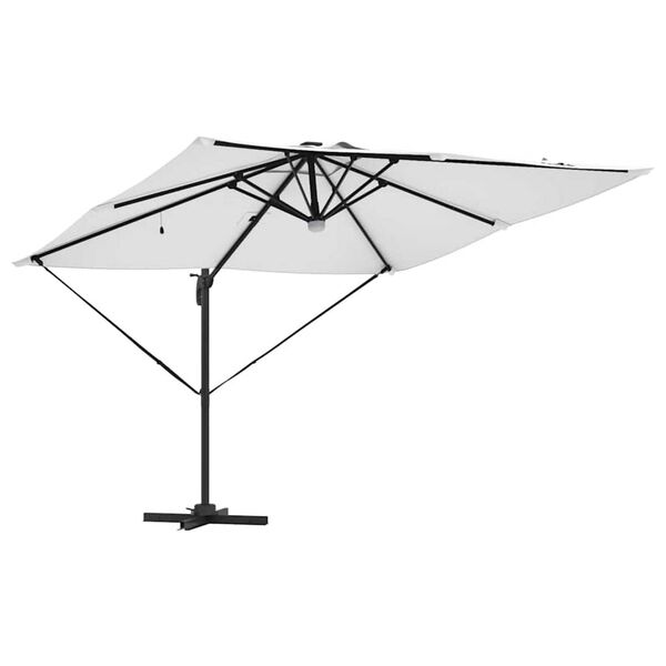 vidaXL Roma Parasol Béžová 286 x 285 x 270 cm Hliník a polyester
