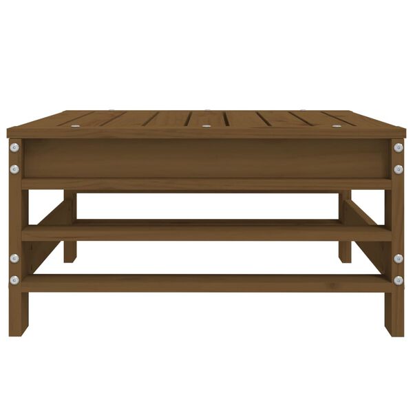 vidaXL Záhradná podnožka medovo hnedá masívna borovica