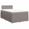 vidaXL Boxspring posteľ s matracom sivohned&aacute; 120x190 cm l&aacute;tka