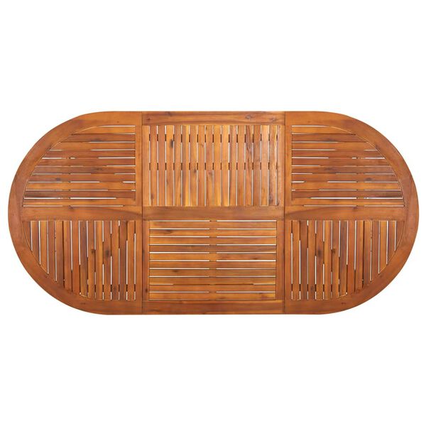 vidaXL 7-dielna z&aacute;hradn&aacute; jed&aacute;lensk&aacute; s&uacute;prava siv&aacute;