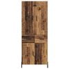 vidaXL Highboard Staré drevo 69,5 x 34 x 180 cm Kompozitné drevo