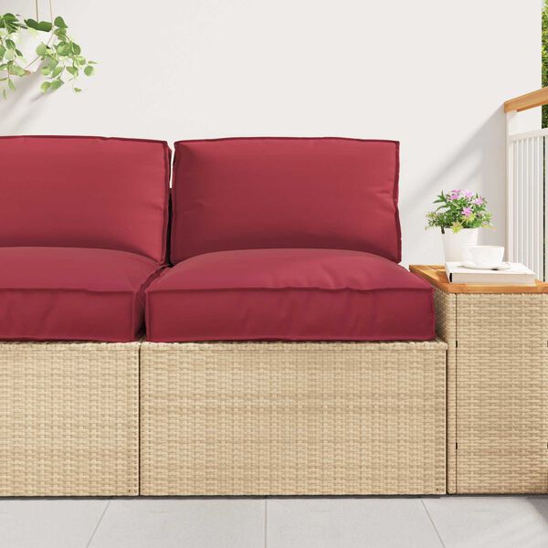 vidaXL Sada vank&uacute;&scaron;ov na palete 2 pcs Kr&eacute;mov&aacute; 80 x 80 x 12 cm