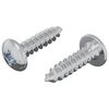 vidaXL Skrutka 2 pcs Strieborn&aacute; M4 x 16 mm Oceľ