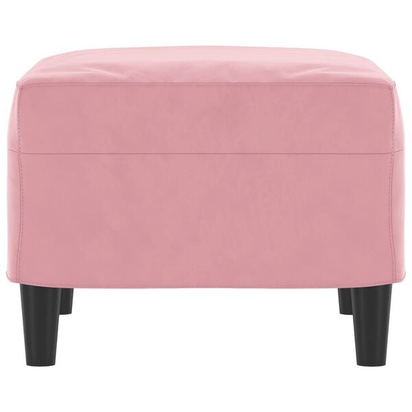 vidaXL Podnožka ružov&aacute; 60x50x41 cm zamat
