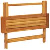 vidaXL Skladací záhradný stôl 90x52,5x65 cm akáciový masív