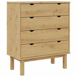 vidaXL Skrinka so z&aacute;suvkami OTTA 76,5x39,5x90 cm, borovica