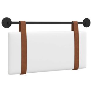 vidaXL Z&aacute;vesn&aacute; Čel&aacute; N&aacute;stenn&yacute; Biely 90 x 55 x 5 cm Antik PU