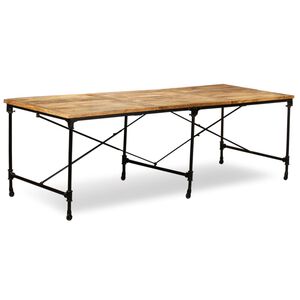 vidaXL Jed&aacute;lensk&yacute; st&ocirc;l, mas&iacute;vne mangovn&iacute;kov&eacute; drevo, 240 cm