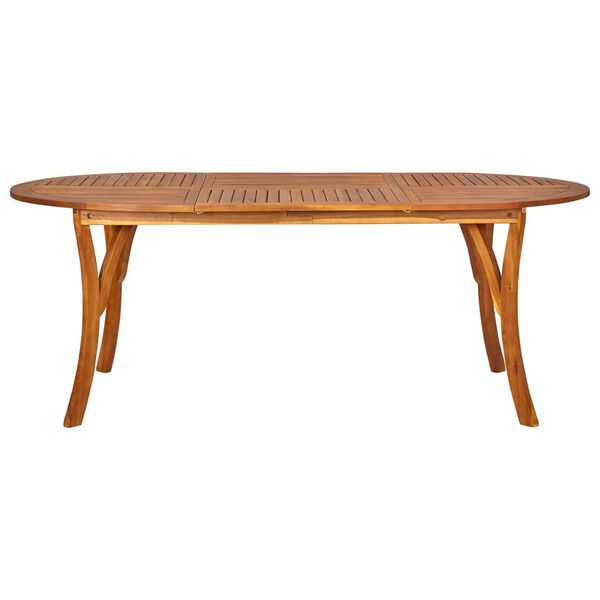 vidaXL 7-dielna záhradná jedálenská súprava béžová