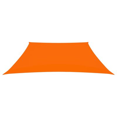 vidaXL Tieniaca plachta, oxford, lichobežníková 3/4x3 m, oranžová
