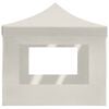 vidaXL Profesionálny skladací stan+steny, hliník 4,5x3 m, krémový