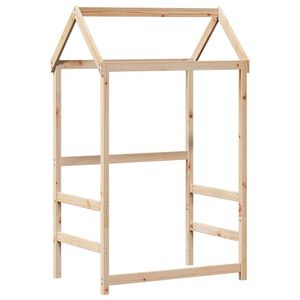 vidaXL Strecha na detsk&uacute; posteľ 118x70x176,5 cm borovicov&yacute; mas&iacute;v