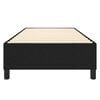 vidaXL Posteľn&yacute; r&aacute;m s boxspringom Čierna 80x200cm L&aacute;tka