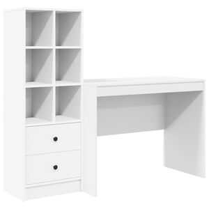 vidaXL St&ocirc;l Biela 145.5 x 50 x 127 cm 2 ks