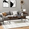 vidaXL Konferenčn&yacute; stol&iacute;k dymov&yacute; dub 100x50x35 cm spracovan&eacute; drevo
