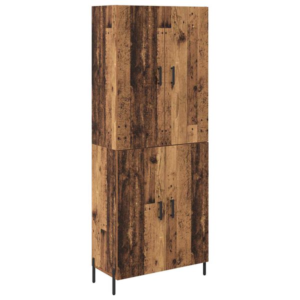 vidaXL Highboard Star&eacute; drevo 69,5 x 34 x 180 cm Kompozitn&eacute; drevo
