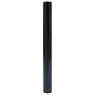 vidaXL Okenná fólia, statická, matná čierna 45x1000 cm, PVC