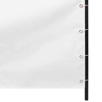 vidaXL Balkónová markíza biela 90x240 cm oxfordská látka