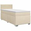vidaXL Posteľ boxspring s matracom Kr&eacute;mov&aacute; 100 x 200 cm L&aacute;tka