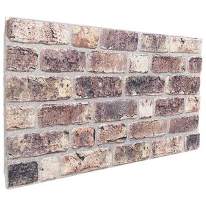 vidaXL N&aacute;stenn&eacute; panely 10 ks 100 x 50 cm Tmavohned&aacute; EPS pena