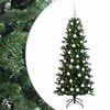 vidaXL Umel&yacute; vianočn&yacute; stromček s vianočn&yacute;mi guľami 120 cm 150 LED