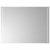 vidaXL LED k&uacute;peľňov&eacute; zrkadlo 80x60 cm