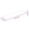 vidaXL Nástenné panely 12 ks krémové 60x15 cm zamat 1,08 m²