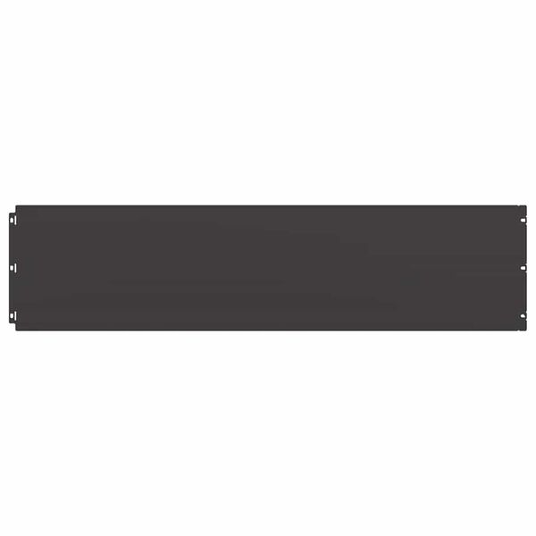 vidaXL Obruby tr&aacute;vnika 20 ks Čierna 25x103cm Oceľ valcovan&aacute; za studena