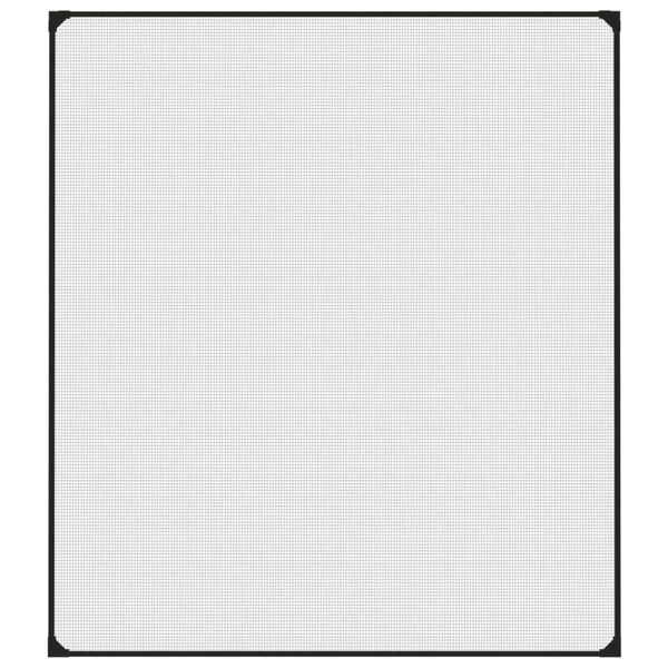 vidaXL Magnetick&aacute; okenn&aacute; sieťka proti hmyzu antracitov&aacute; 130x150 cm