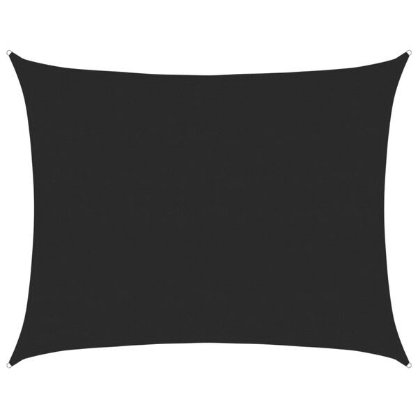vidaXL Tieniaca plachta 160 g/m&sup2; čierna 6x7 m HDPE