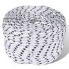 vidaXL Spletan&eacute; lodn&eacute; lano biele 8 mm 250 m polyester