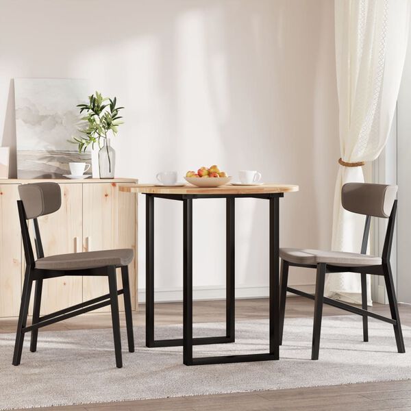 vidaXL Stolová doska okrúhla Ø80x2 cm masívne akáciové drevo