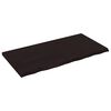 vidaXL K&uacute;peľňov&aacute; doska tmavohned&aacute; 120x60x(2-4) cm o&scaron;etren&yacute; mas&iacute;v