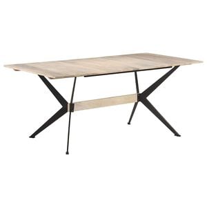 vidaXL Jed&aacute;lensk&yacute; st&ocirc;l 180x90x76 cm mangovn&iacute;kov&yacute; mas&iacute;v