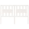 vidaXL Čelo postele biele 145,5x4x100 cm mas&iacute;vna borovica