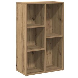 vidaXL Knižnica dub artisan 50x25x80 cm kompozitn&eacute; drevo